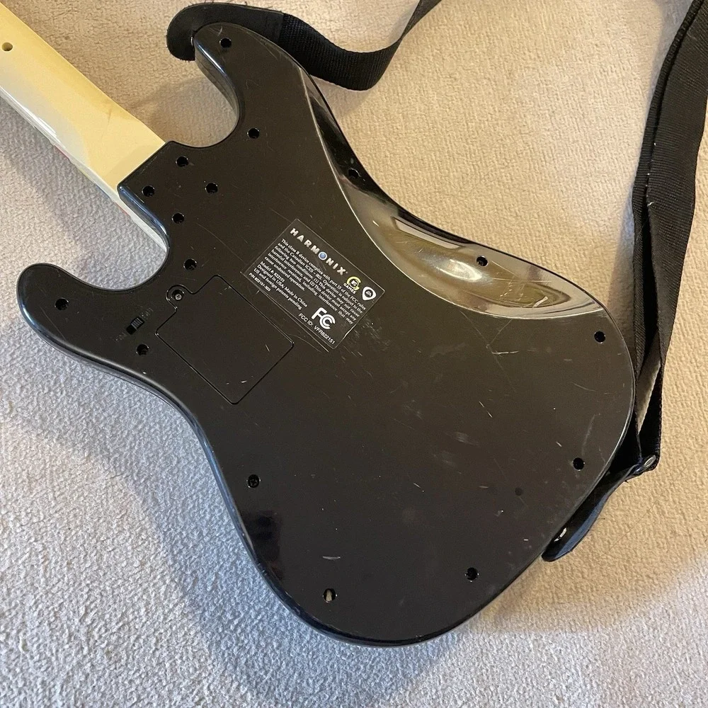 PS3 Harmonix Fender Stratocaster Guitar Hero/Rock Band Wireless Guitar NO DONGLE